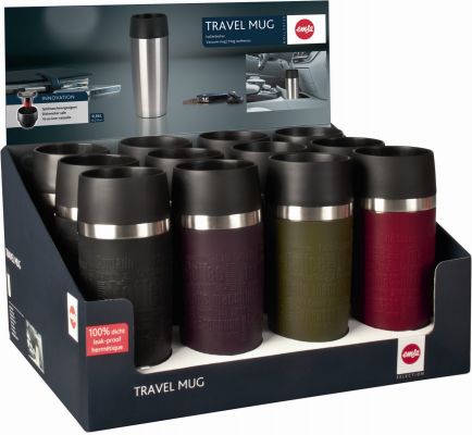 un grand choix de coloris pour les travel mugs